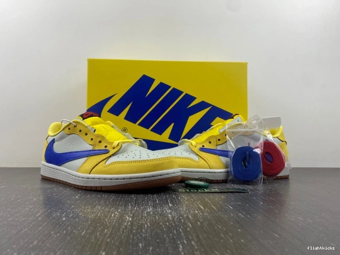 x Jordan Canary Scott OG 1 Travis Low Air DZ4137-700 0921